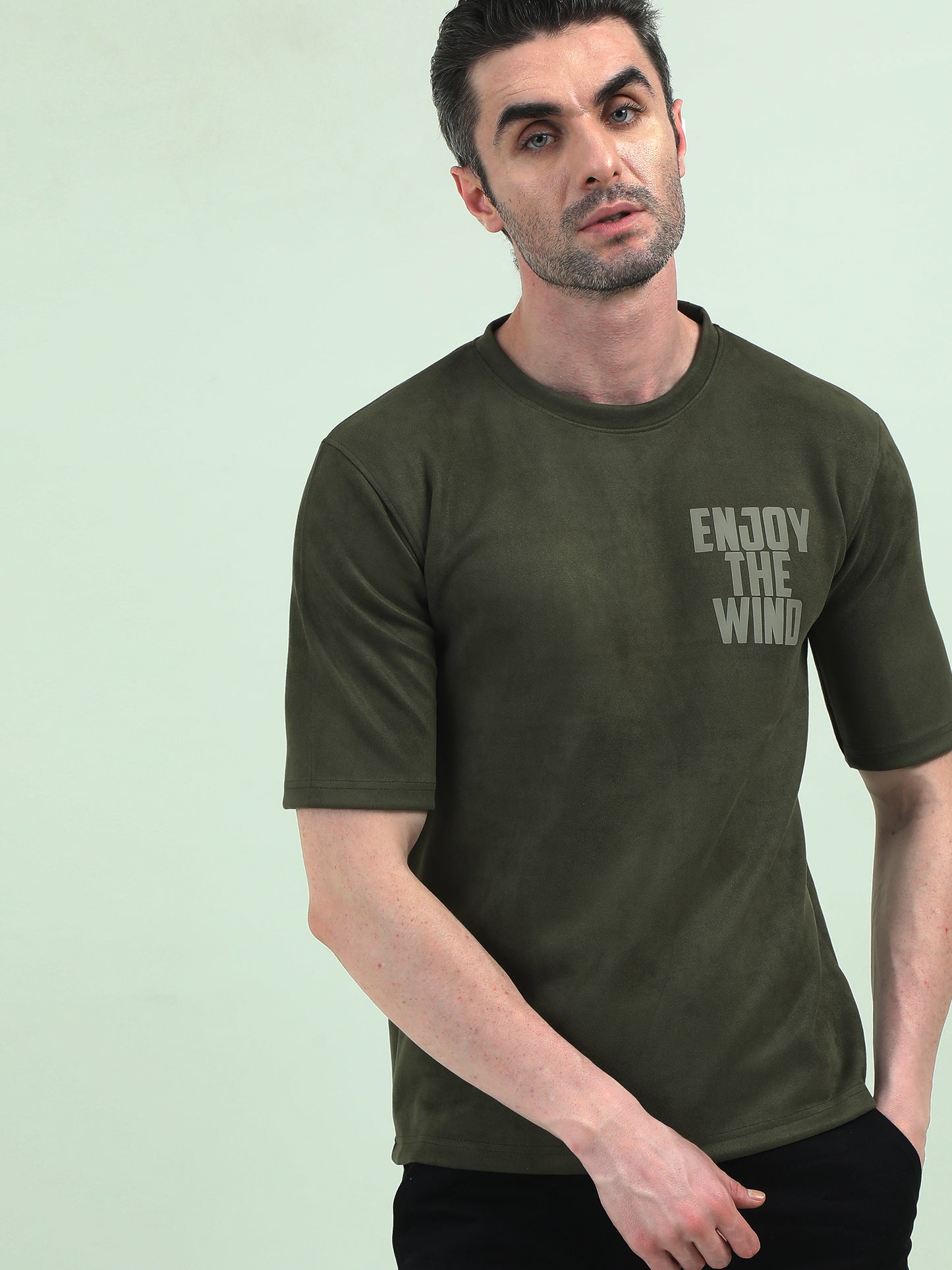 Enjoy the Wind Velvet T-Shirt – Bold, Stylish & Ultra-Soft - D&K LUXUR