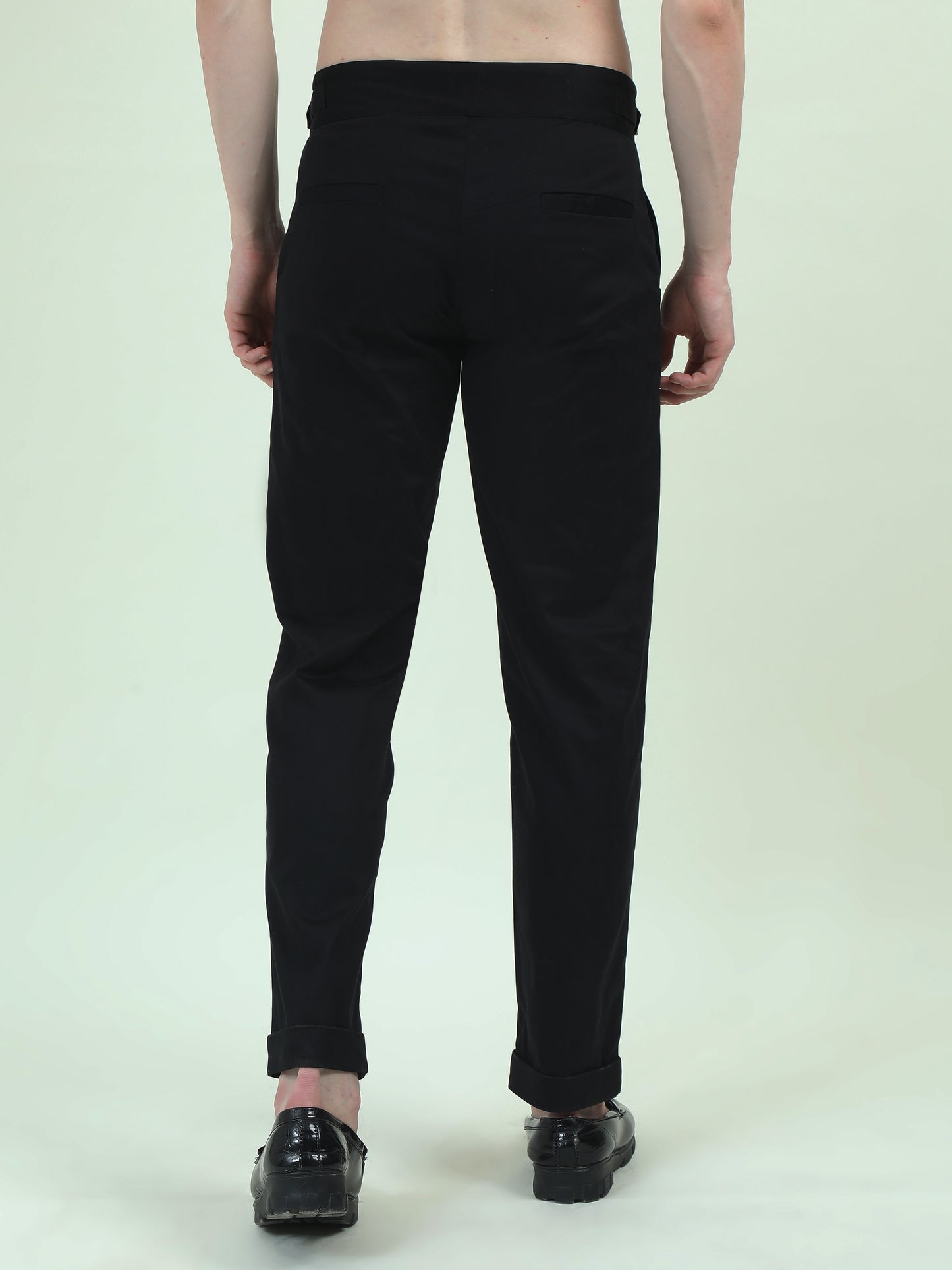 Black Gurkha Pants – Refined Elegance for Formal Wear - D&K LUXUR