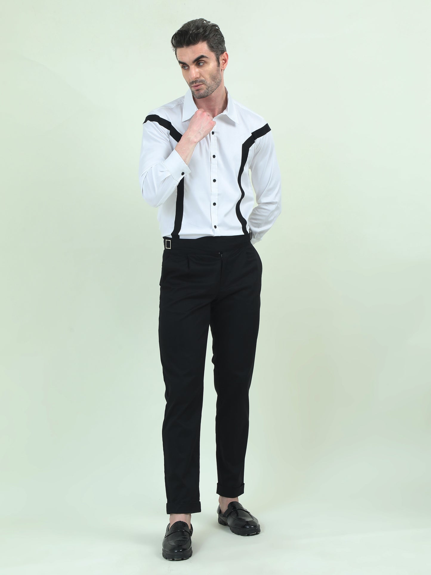 Black Gurkha Pants – Refined Elegance for Formal Wear - D&K LUXUR