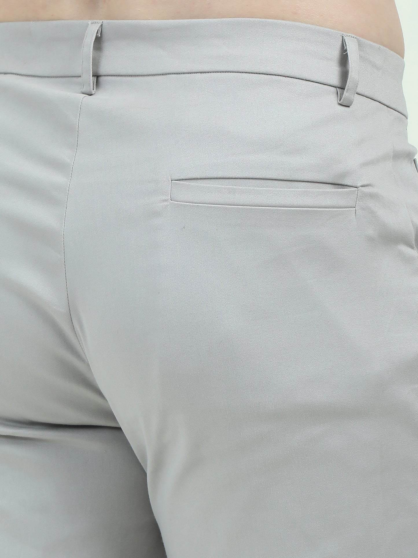 Slit Cut Grey Pants – Modern Elegance with a Sleek Edge - D&K LUXUR