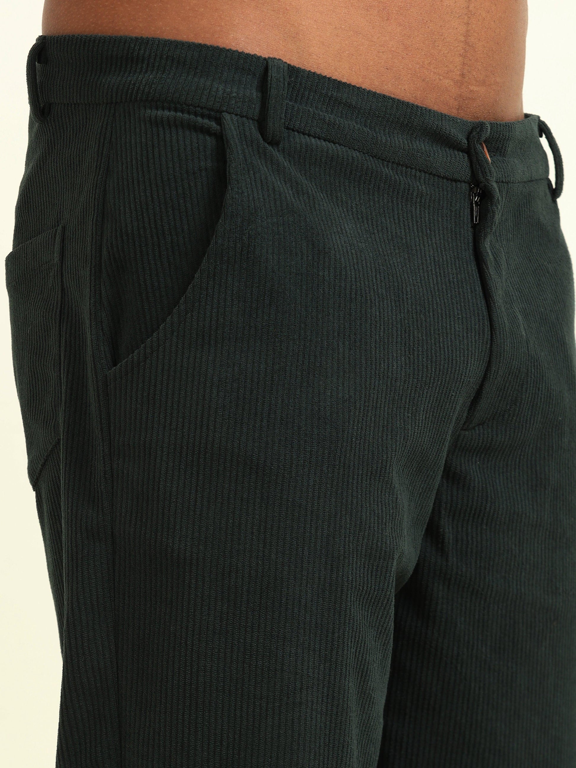 D&K Olive Green Cargo Pants – Utility Meets Effortless Style - D&K LUXUR
