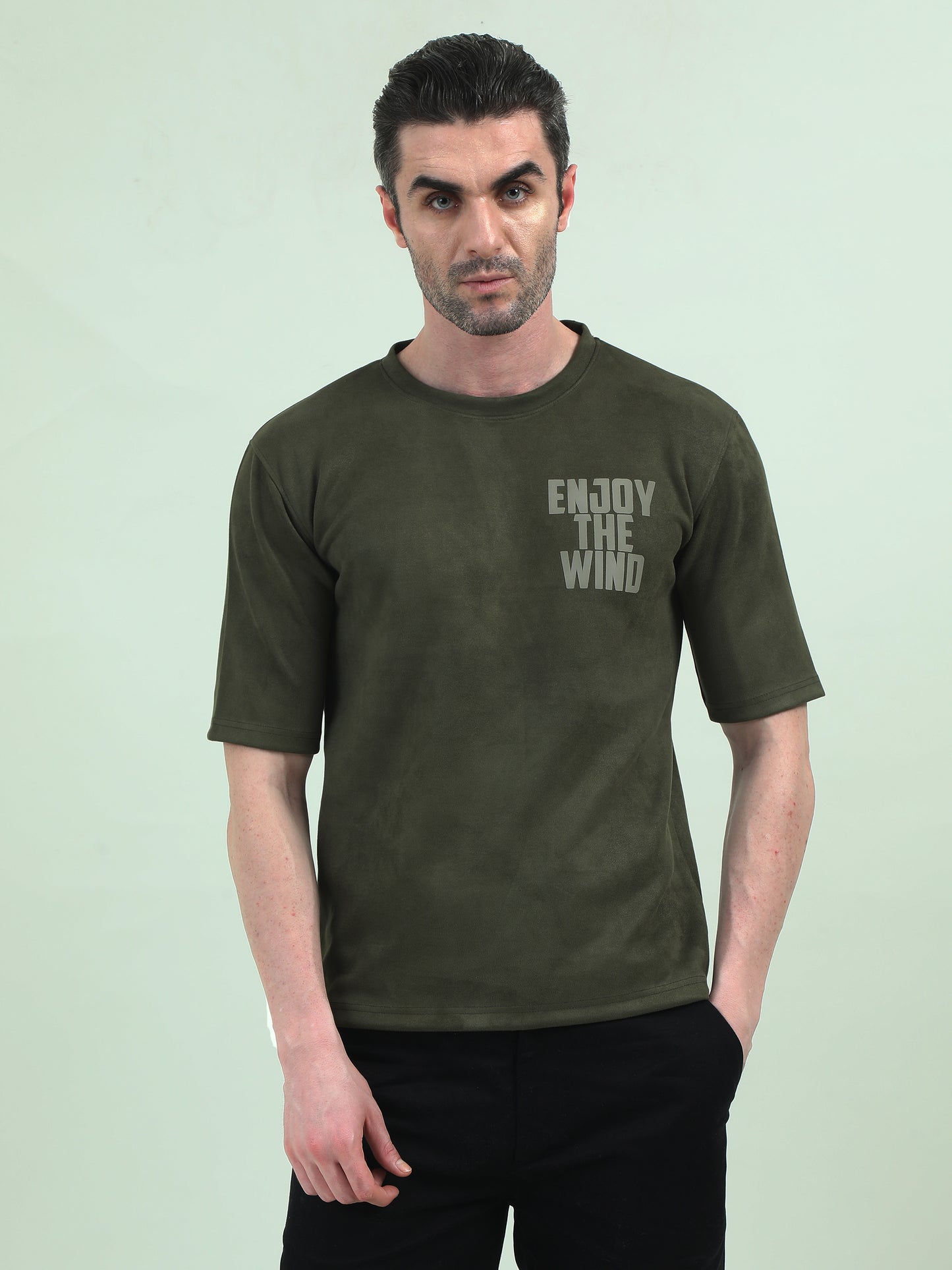 Enjoy the Wind Velvet T-Shirt – Bold, Stylish & Ultra-Soft - D&K LUXUR