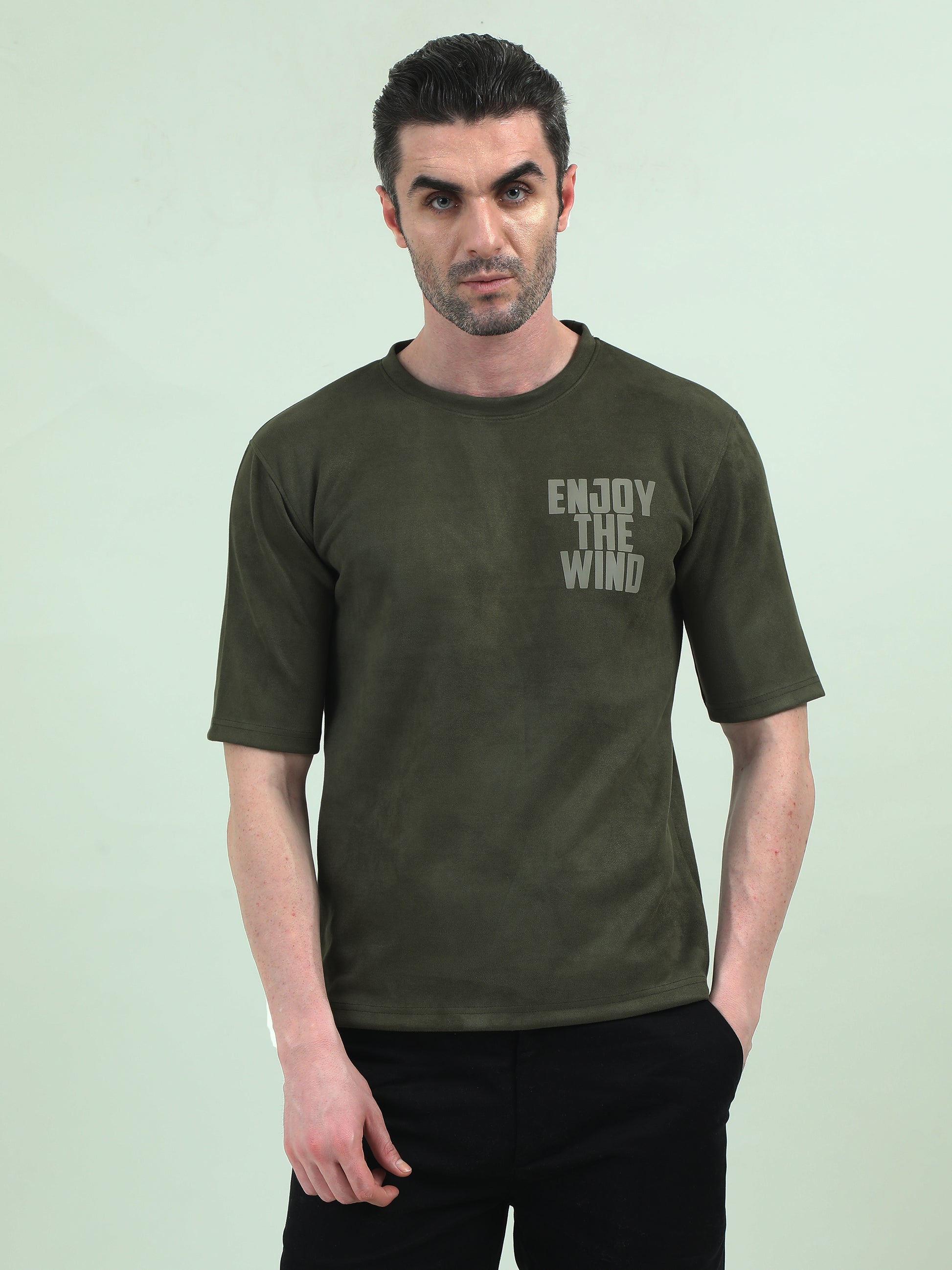 Enjoy the Wind Velvet T-Shirt – Bold, Stylish & Ultra-Soft - D&K LUXUR