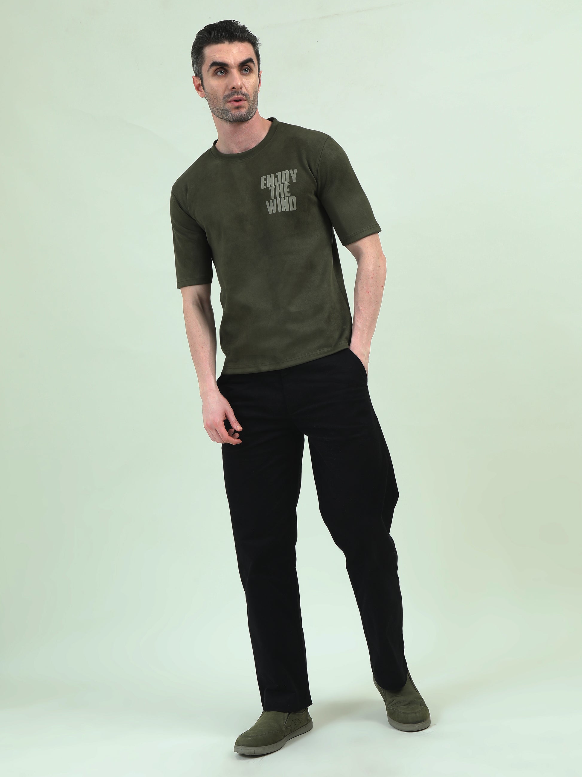 Enjoy the Wind Velvet T-Shirt – Bold, Stylish & Ultra-Soft - D&K LUXUR