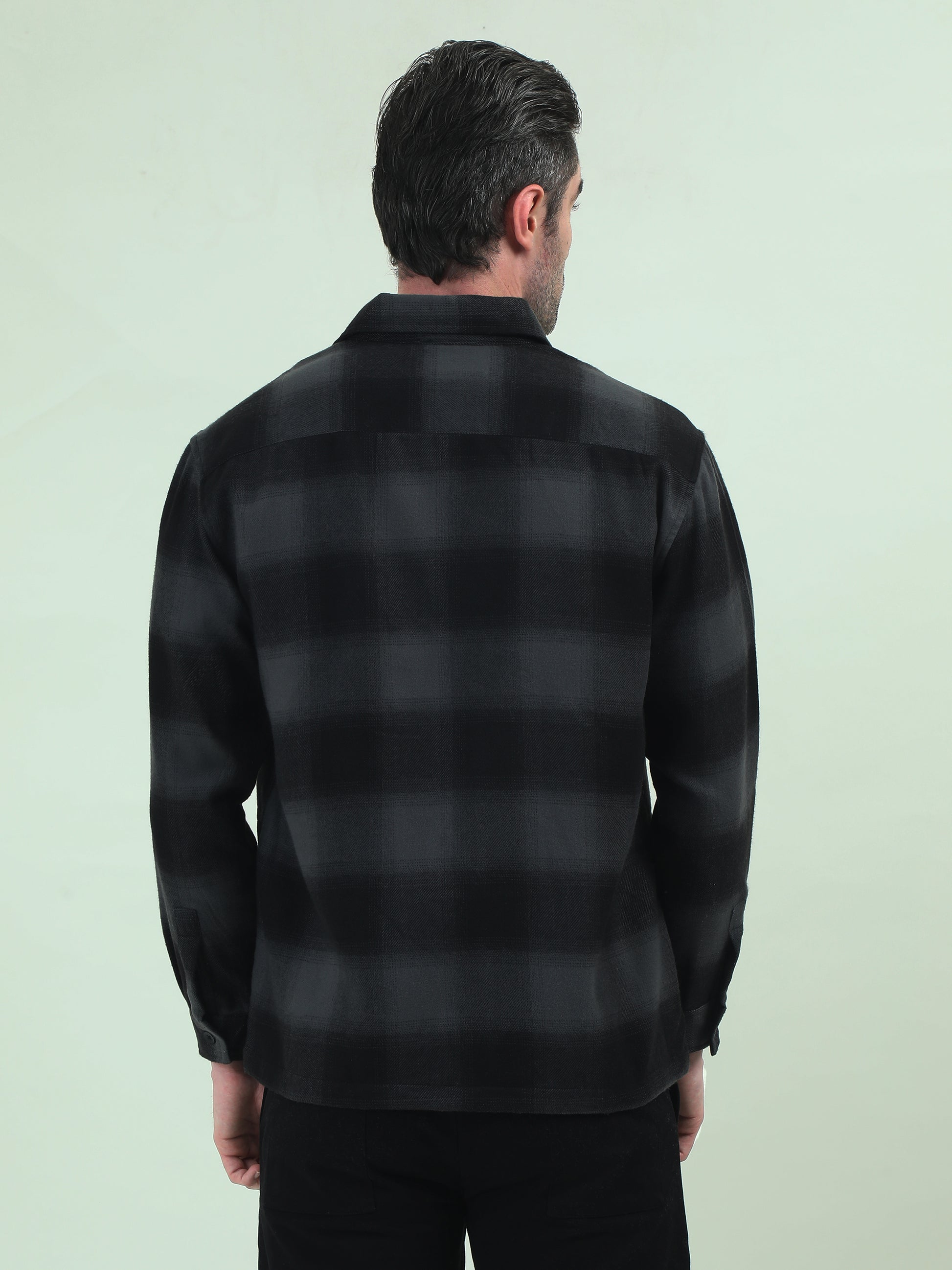 Grey-Black Tweed Jacket – Timeless Texture Meets Modern Edge - D&K LUXUR