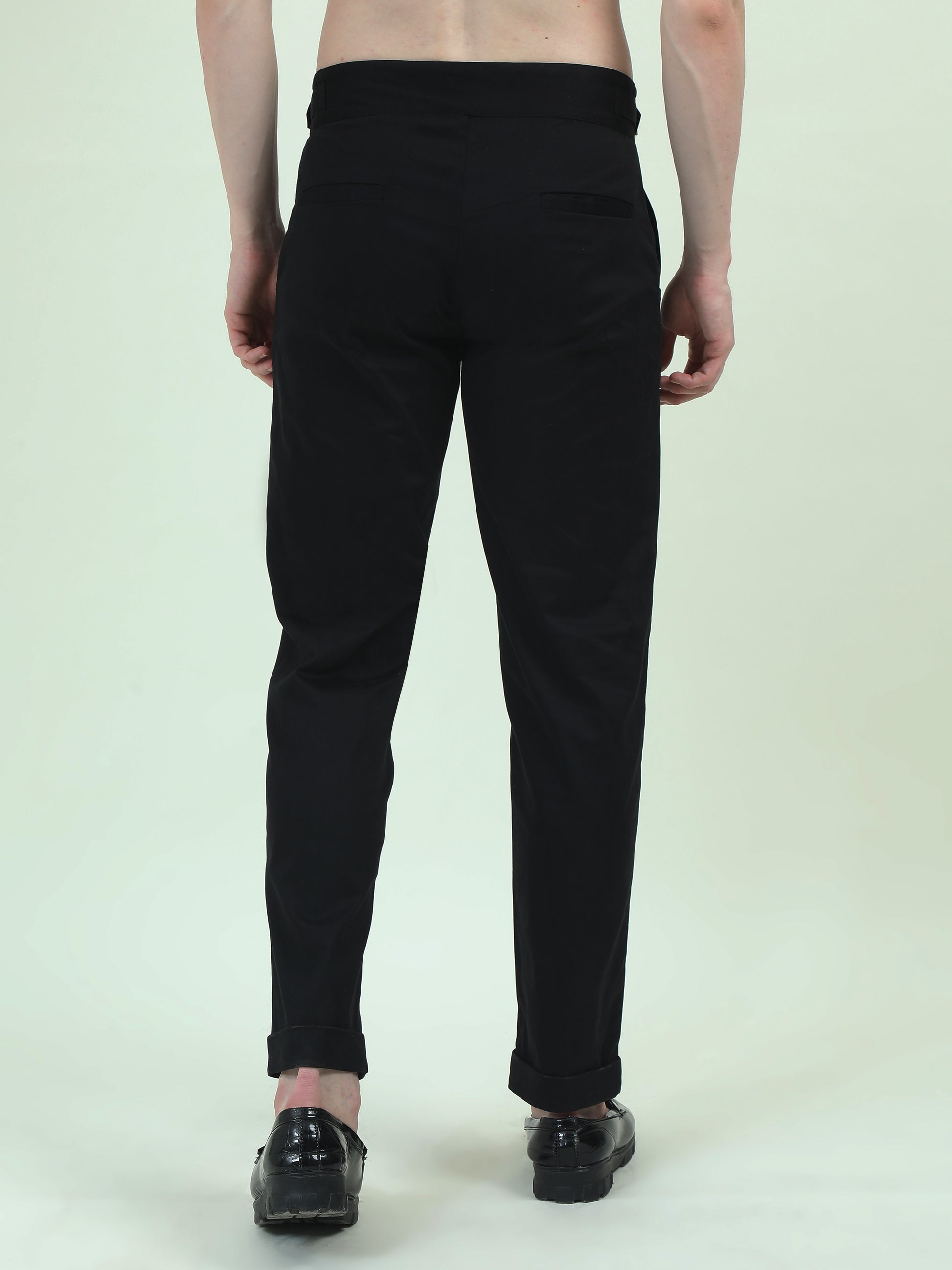 Black Gurkha Pants – Refined Elegance for Formal Wear - D&K LUXUR