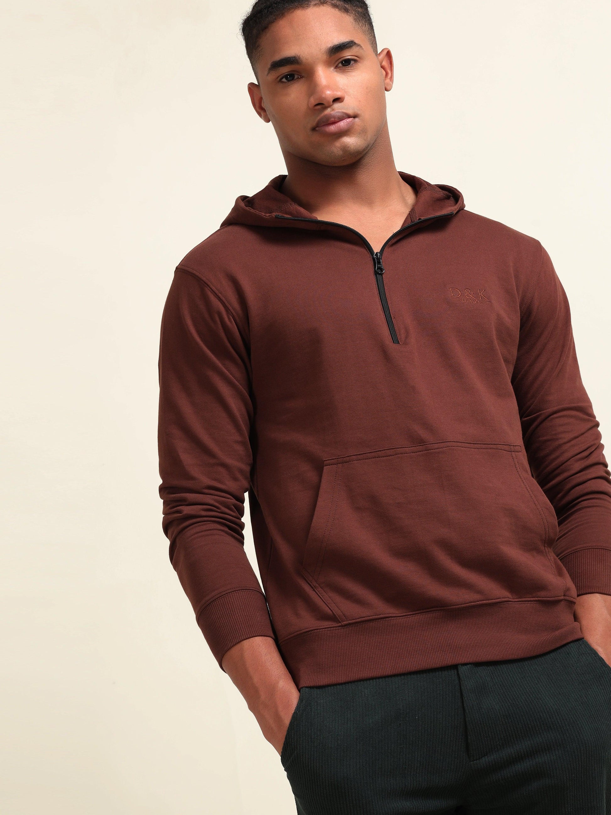 Techno Zip-Up Hoodie – Effortless Comfort, Everyday Style - D&K LUXUR