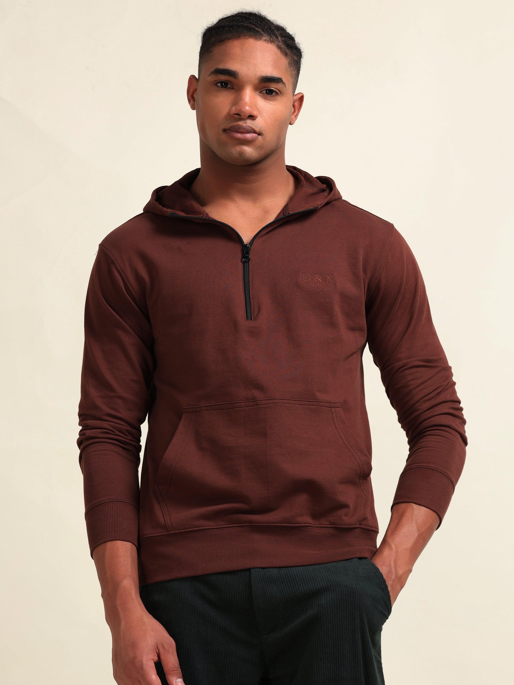 Techno Zip-Up Hoodie – Effortless Comfort, Everyday Style - D&K LUXUR