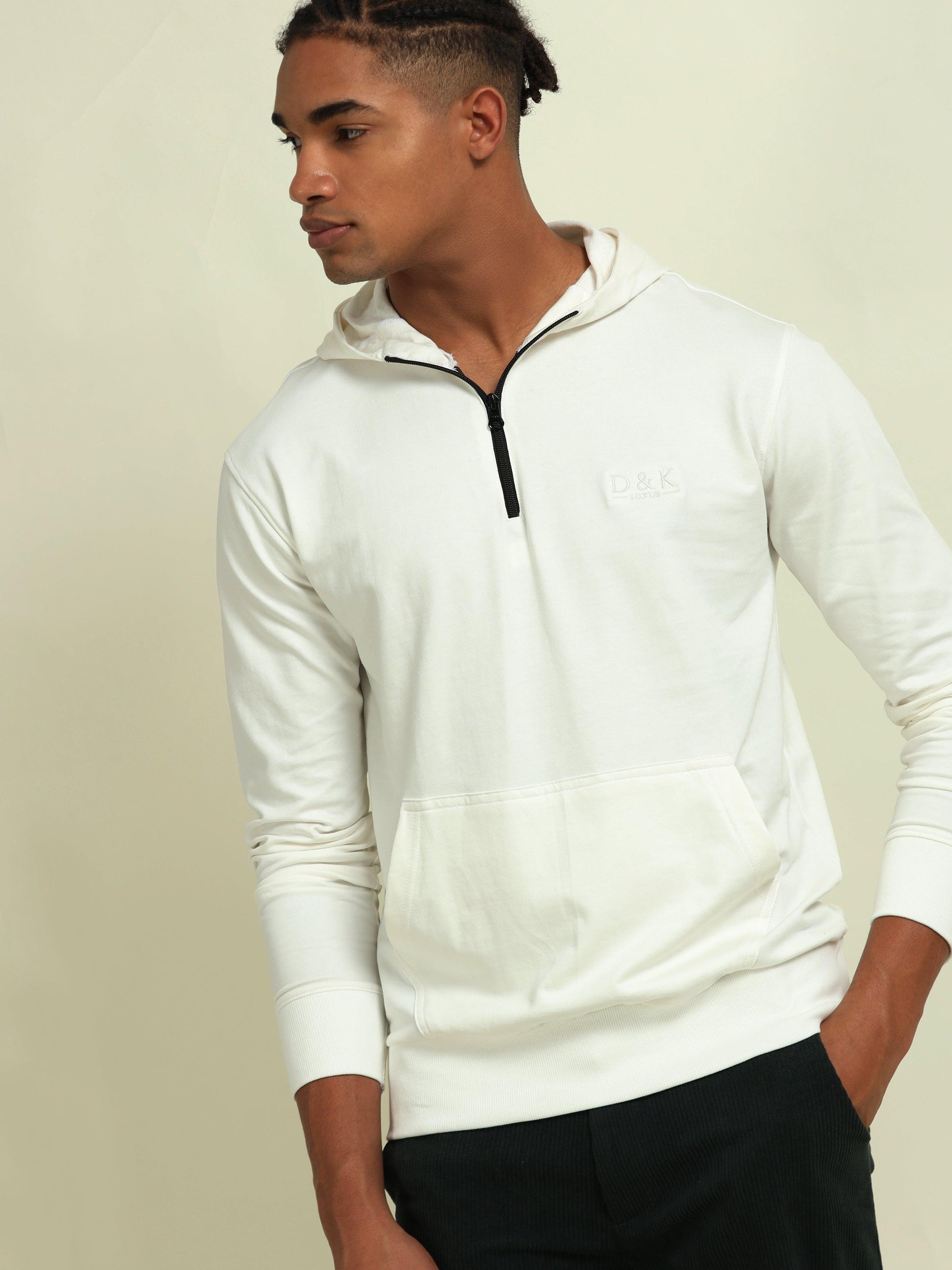 Techno Zip-Up Hoodie – Effortless Comfort, Everyday Style - D&K LUXUR